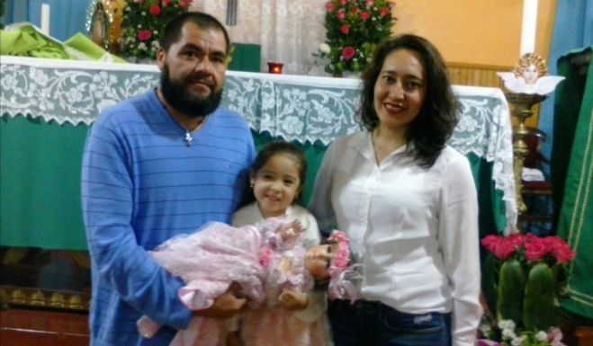 ALEJANDRA YAZBER PINEDA MOGUEL MADRINA DE LA  NI&Ntilde;ITA   DE NATIVIDAD EN SAN CRIST&Oacute;BAL DE LAS CASAS, CHIAPAS 2019