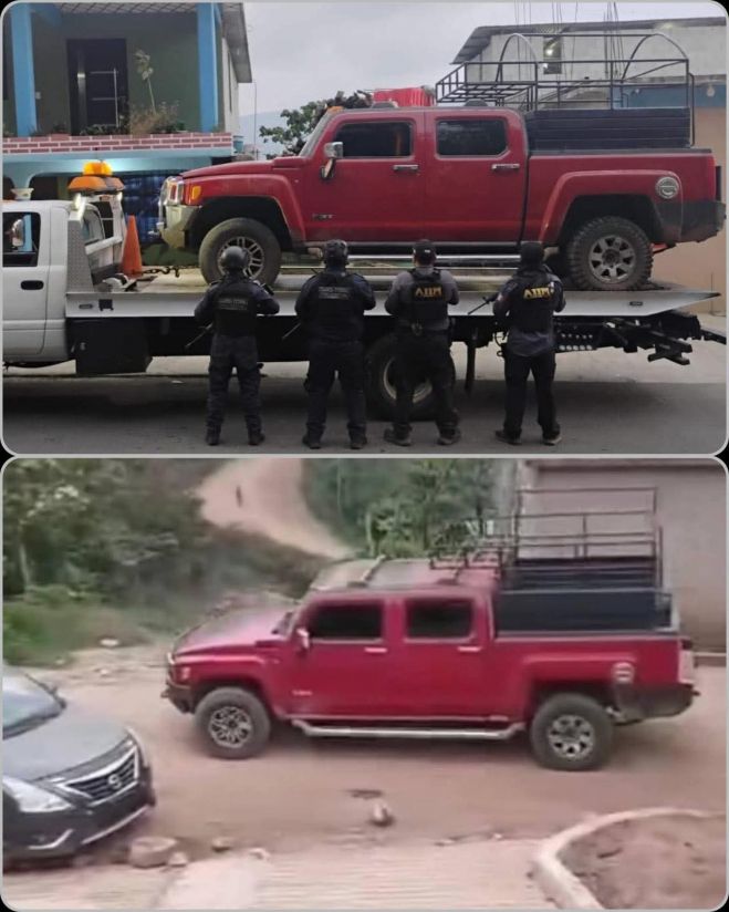 LA HUMMER ROJA CON REDILA RESULT&Oacute; SER ROBADA