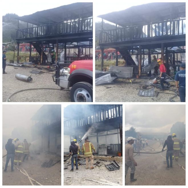 ATIENDE PROTECCIÓN CIVIL MUNICIPAL, REPORTE DE INCENDIO EN COMUNIDAD EL AGUAJE.