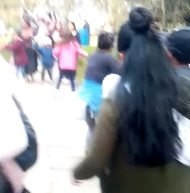 Personas caen al colapsar un puente colgante en la Cuevas del Mamut