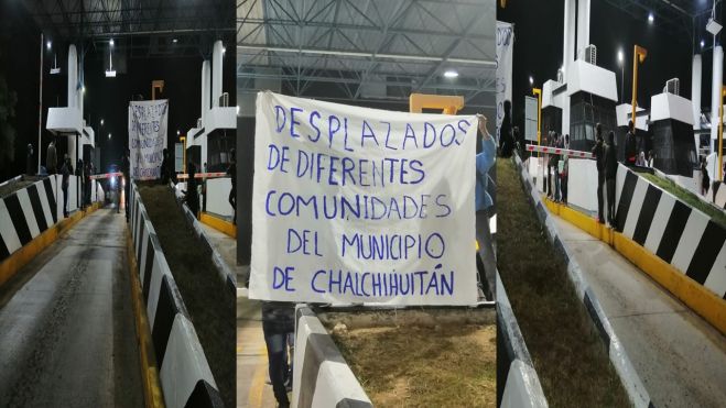REPRUEBAN ACCIONES DE PERSONAS QUE MANTIENEN TOMADA LA CASETA DE COBRO