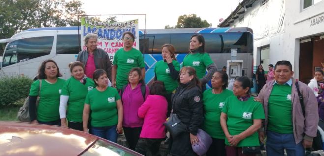 Jubilados de Chiapas viajan a M&eacute;xico para instalar un plant&oacute;n indefinido 