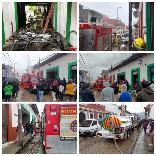 Incendio en casa habitación moviliza cuerpos de emergencia