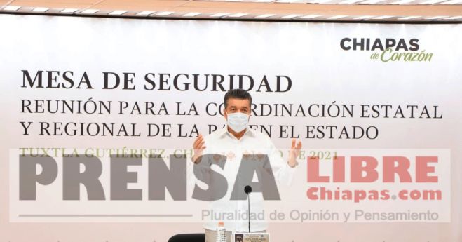 Confirma gobernador Rutilio Escandón vacunación anticovid a personas de 40-49 años en 56 municipios de Chiapas