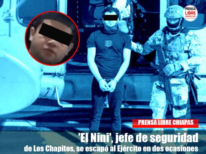 Autoridades federales dieron seguimiento a 'El Nini' desde su primer escape en enero de 2023.