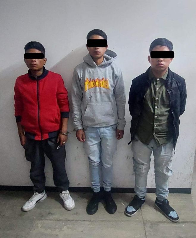 Tras intensa persecución, Policía Municipal detiene a cuatro por robo con violencia en SCLC