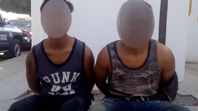 SSyPC detiene a dos personas por robo con violencia