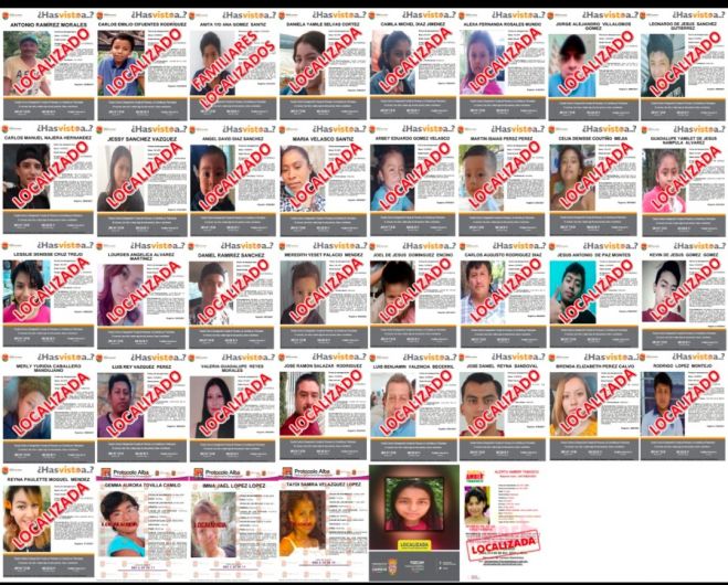 Encuentra FGE a 38 personas reportadas en Chiapas como no localizadas