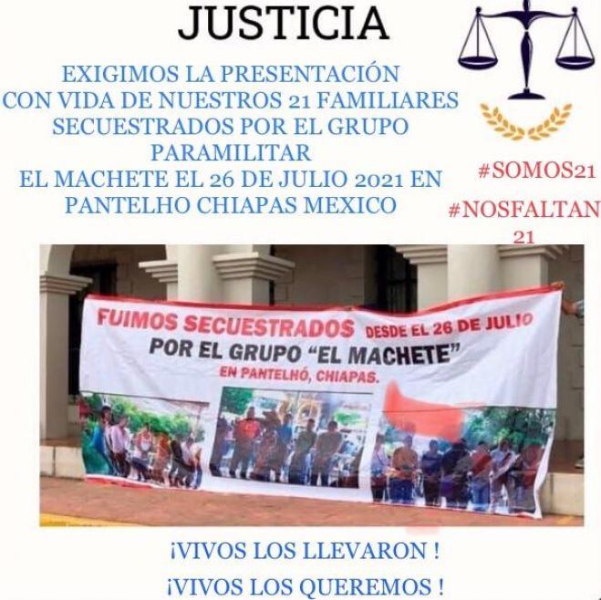 Exigen detención de los comandantes Machetes