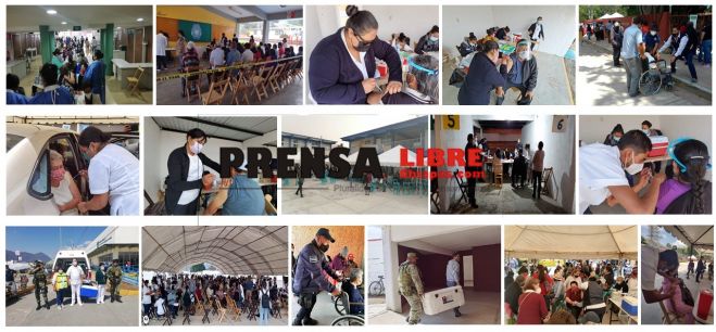 Concluye primer día de aplicación de Segunda Dosis de vacuna Sinovac en San Cristóbal