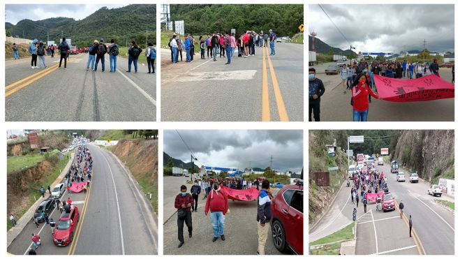 Marchan por la libertad sin condiciones de normalistas de la Matumactz&aacute;