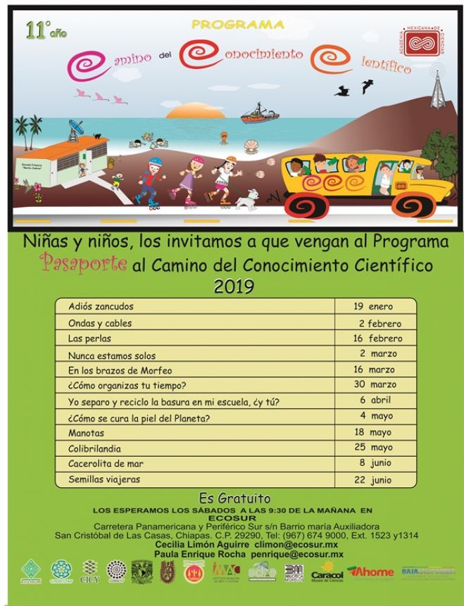 ECOSUR acerca la ciencia a niñas y niños a través de actividades lúdicas