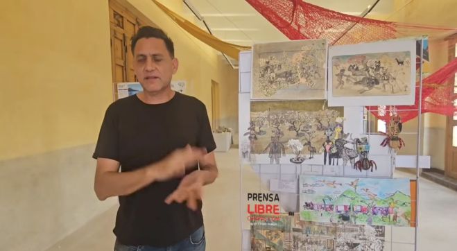 &ldquo;El Universo Espejo&rdquo;, arte que reflexiona sobre la libertad de expresi&oacute;n