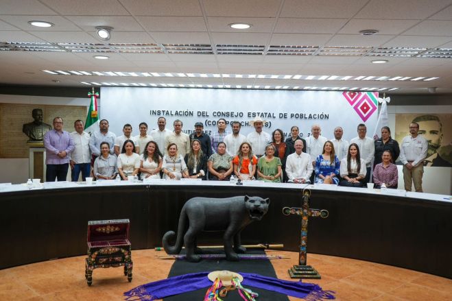 Gobierno de M&eacute;xico fortalece la pol&iacute;tica de poblaci&oacute;n con la instalaci&oacute;n del Consejo Estatal de Poblaci&oacute;n en Chiapas