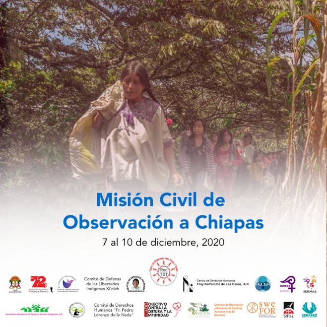 Documentar&aacute;n violaciones a derechos humanos en comunidades de Chiapas