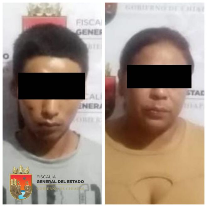 FGE detiene a "El Chacal" y a Rita Mar&iacute;a "N" por Robo con Violencia y Agravado