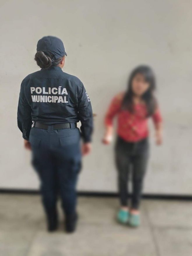 Policía de SCLC localiza a menor abandonada, originaria de La Trinitaria